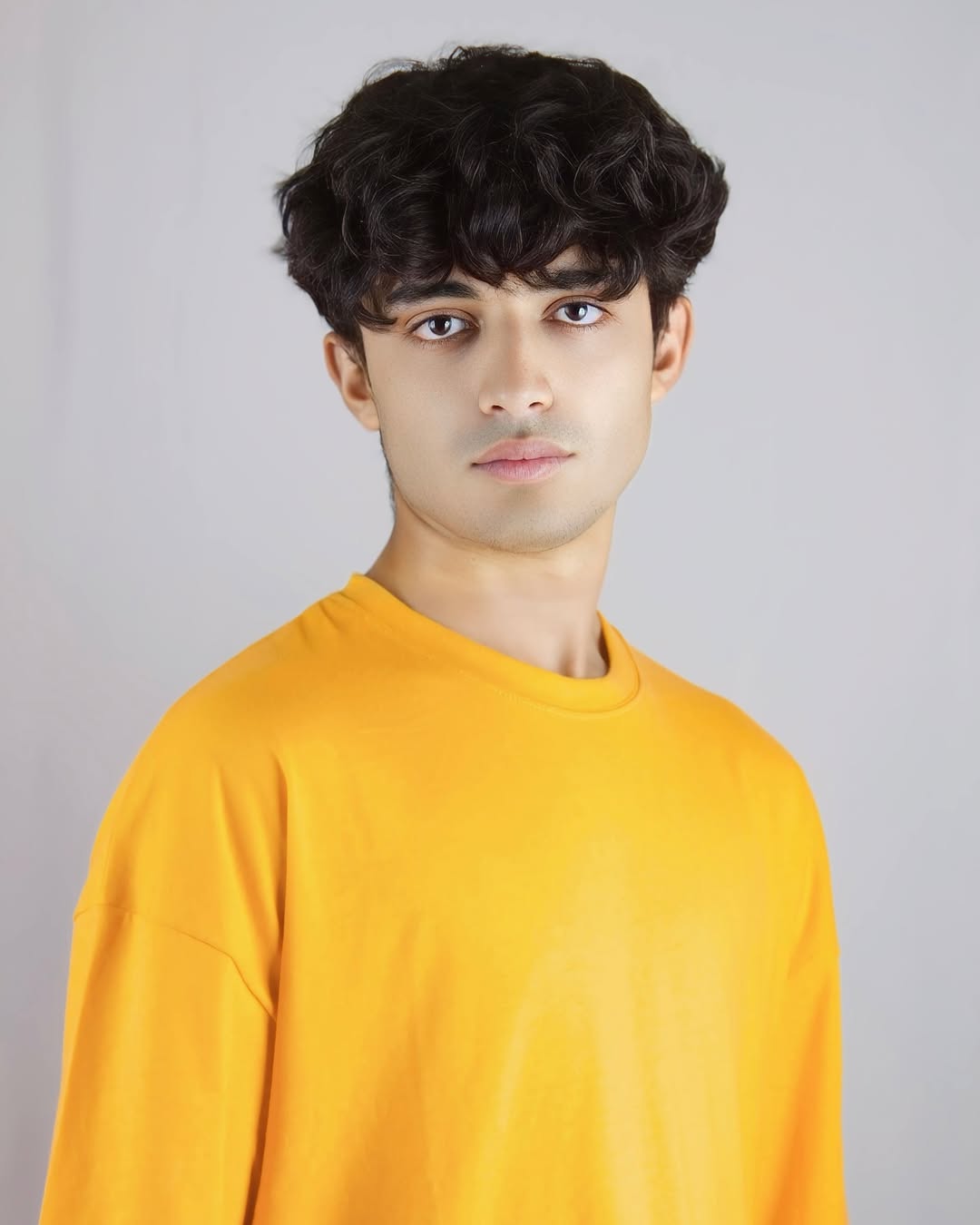 MUSTARD DROP SHOULDER TEE