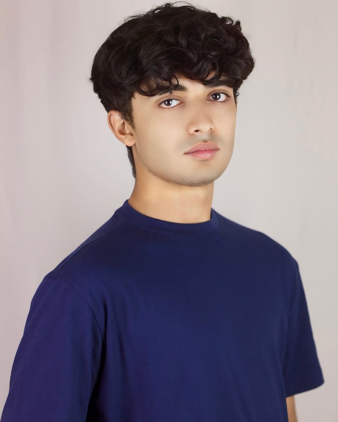 NAVY BLUE PLAIN COTTON TEE