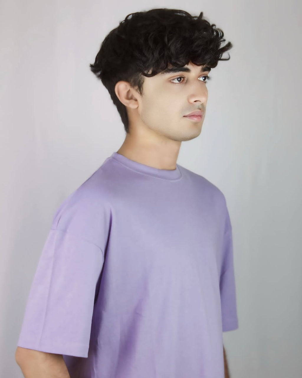 SOFT OVERSIZE UNISEX LILAC TEE