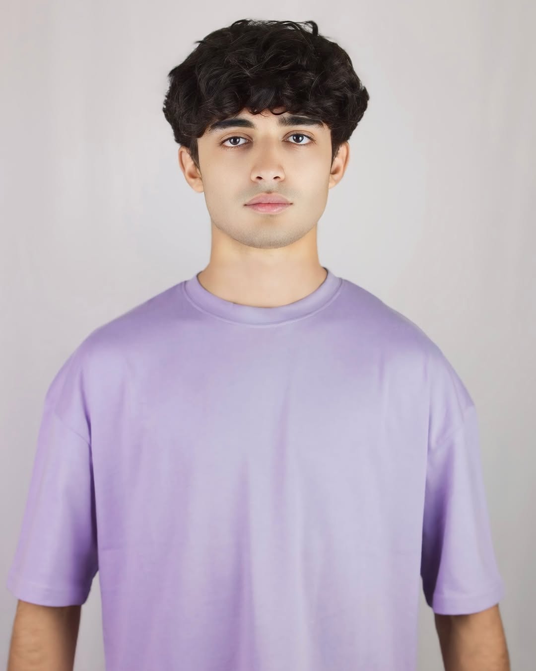 SOFT OVERSIZE UNISEX LILAC TEE